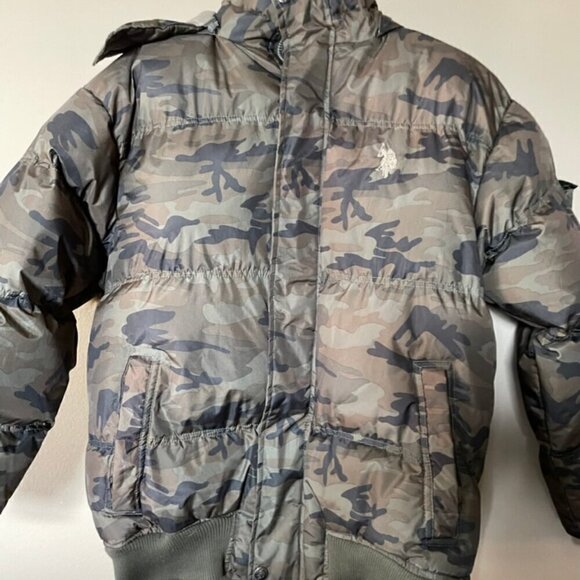 U.S. Polo Assn Winter Camuflauge Jacket Size M - Picture 1 of 16